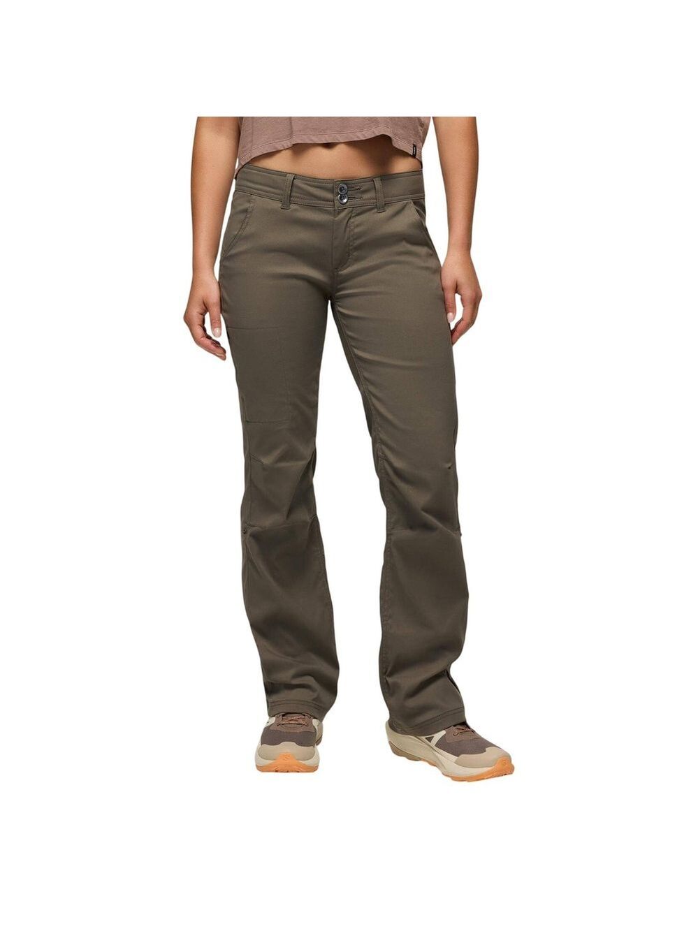 Prana Halle Low Rise Bootcut Pants In Slate Green Sz 14